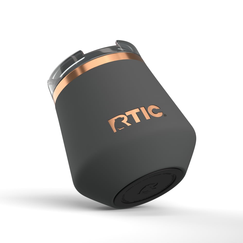 RTIC Ultra-Tough RTIC Ultra-Tough 8oz Happy Hour Pint Tumbler - Light Black - Image 5