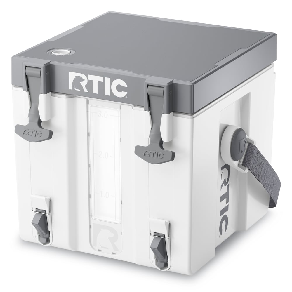 RTIC Ultra-Tough RTIC Ultra-Tough Halftime Water Cooler - 3 Gallon - White & Grey