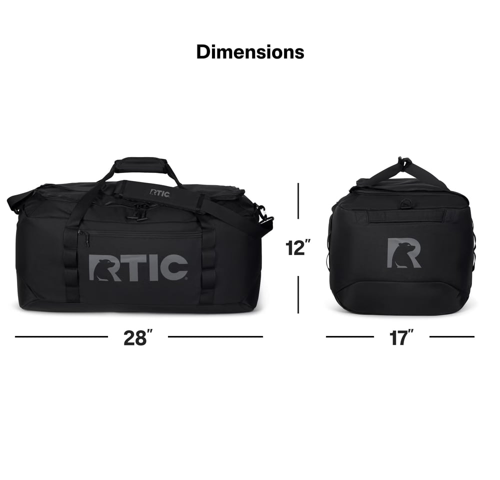 RTIC Ultra-Tough RTIC Ultra-Tough Road Trip Duffle Bag-Black - Image 10