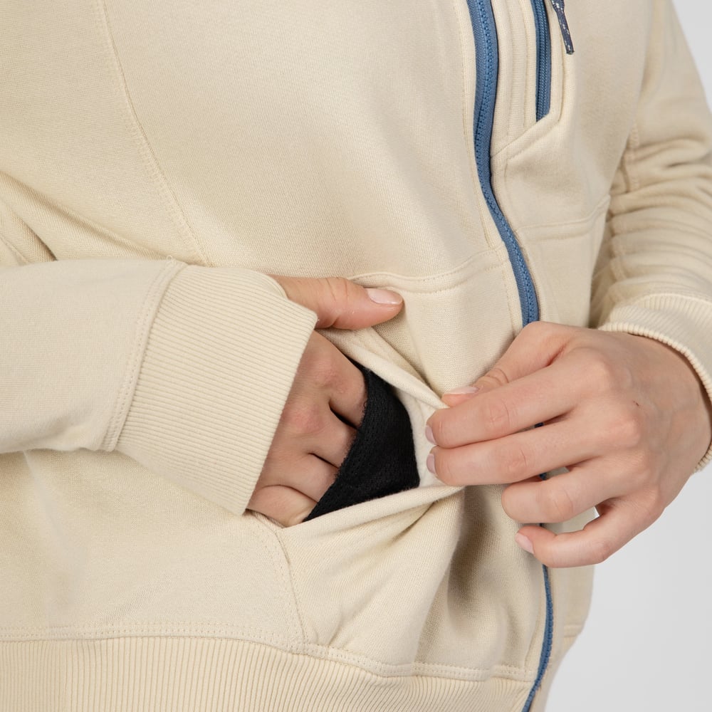 RTIC Ultra-Tough RTIC Ultra-Tough Women's Water-Repellent Full-Zip Hoodie-Bone - Image 8