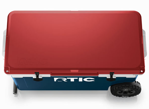 RTIC Ultra-Tough RTIC Ultra-Tough 72 QT Ultra-Light Wheeled Cooler - Patriot - Image 6