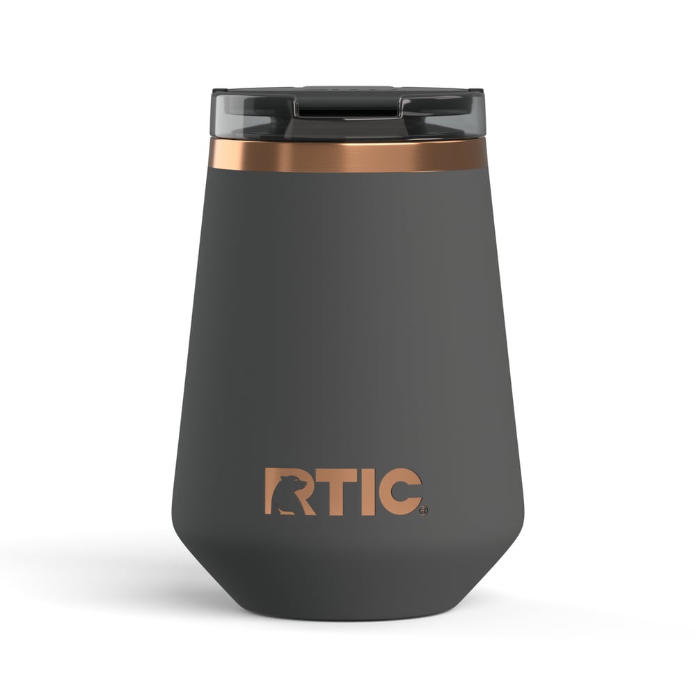 RTIC Ultra-Tough RTIC Ultra-Tough 12oz Happy Hour Wine Tumbler - Light Black