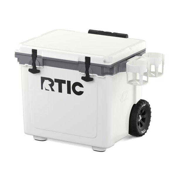 RTIC Ultra-Tough RTIC Ultra-Tough 42 QT Ultra-Light Wheeled Cooler - White & Grey - Image 10
