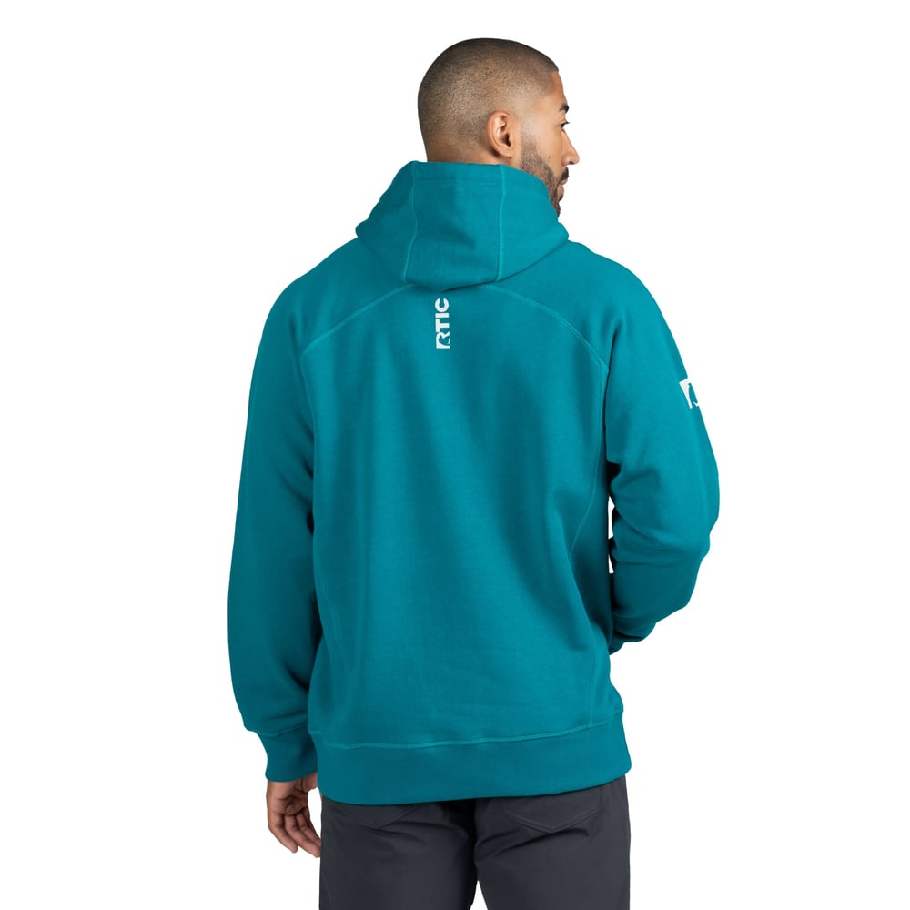 RTIC Ultra-Tough RTIC Ultra-Tough Water-Repellent Pullover Hoodie - Relaxed Fit - Deep Harbor - Image 5