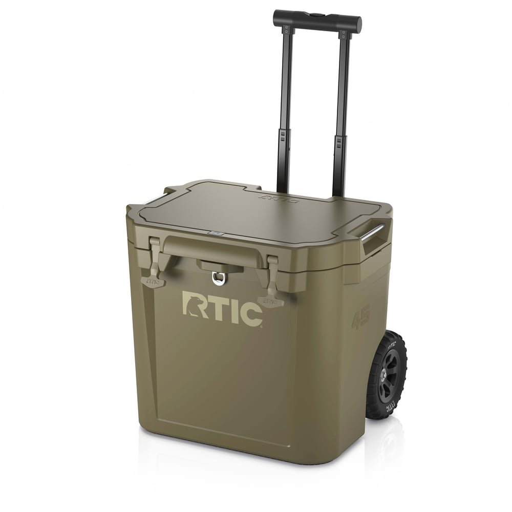 RTIC Ultra-Tough RTIC Ultra-Tough 45 QT Ultra-Tough Wheeled Cooler - Olive - Image 11