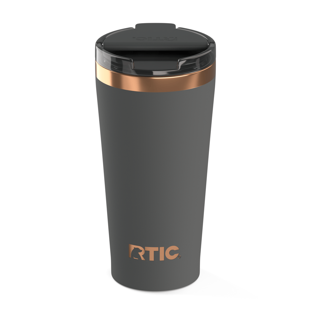 RTIC Ultra-Tough RTIC Ultra-Tough 18oz Happy Hour Pint Tumbler - Light Black - Image 4