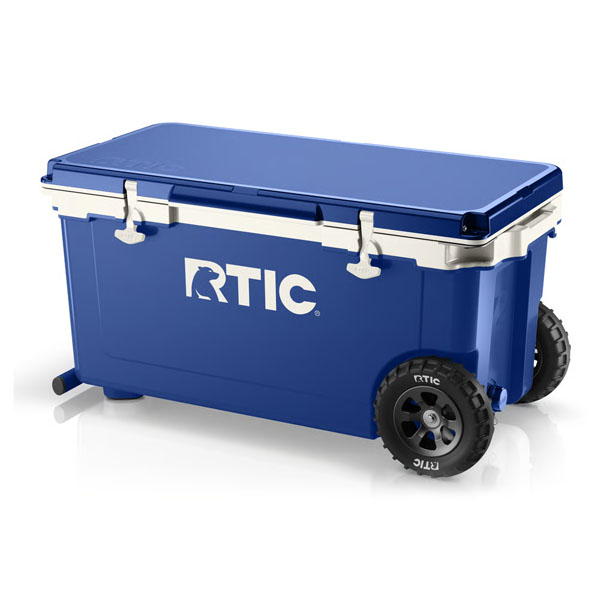 RTIC Ultra-Tough RTIC Ultra-Tough 72 QT Ultra-Light Wheeled Cooler - Cobalt & White