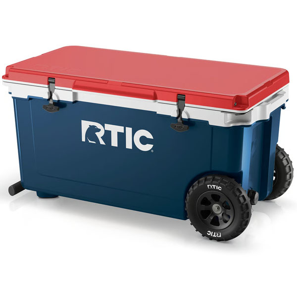 RTIC Ultra-Tough RTIC Ultra-Tough 72 QT Ultra-Light Wheeled Cooler - Patriot