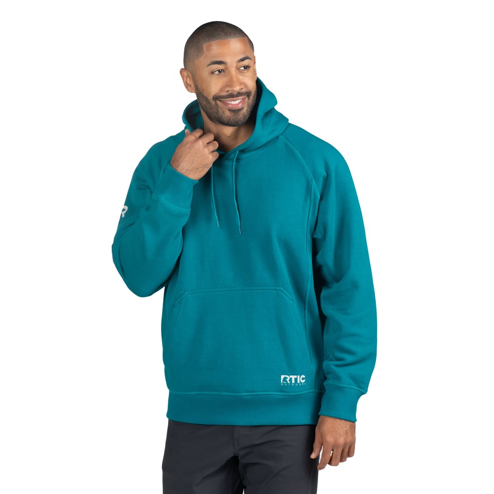 RTIC Ultra-Tough RTIC Ultra-Tough Water-Repellent Pullover Hoodie - Relaxed Fit - Deep Harbor - Image 6