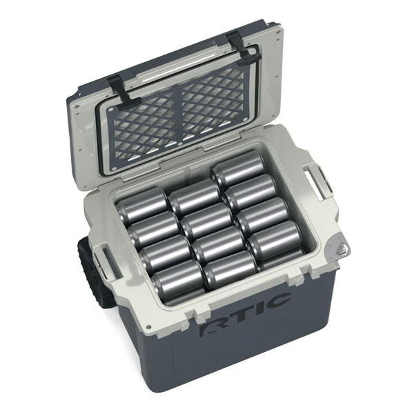 RTIC Ultra-Tough RTIC Ultra-Tough 42 QT Ultra-Light Wheeled Cooler - Dark Grey & Cool Grey - Image 10