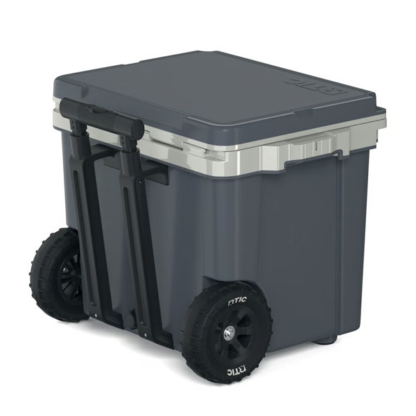 RTIC Ultra-Tough RTIC Ultra-Tough 42 QT Ultra-Light Wheeled Cooler - Dark Grey & Cool Grey - Image 5