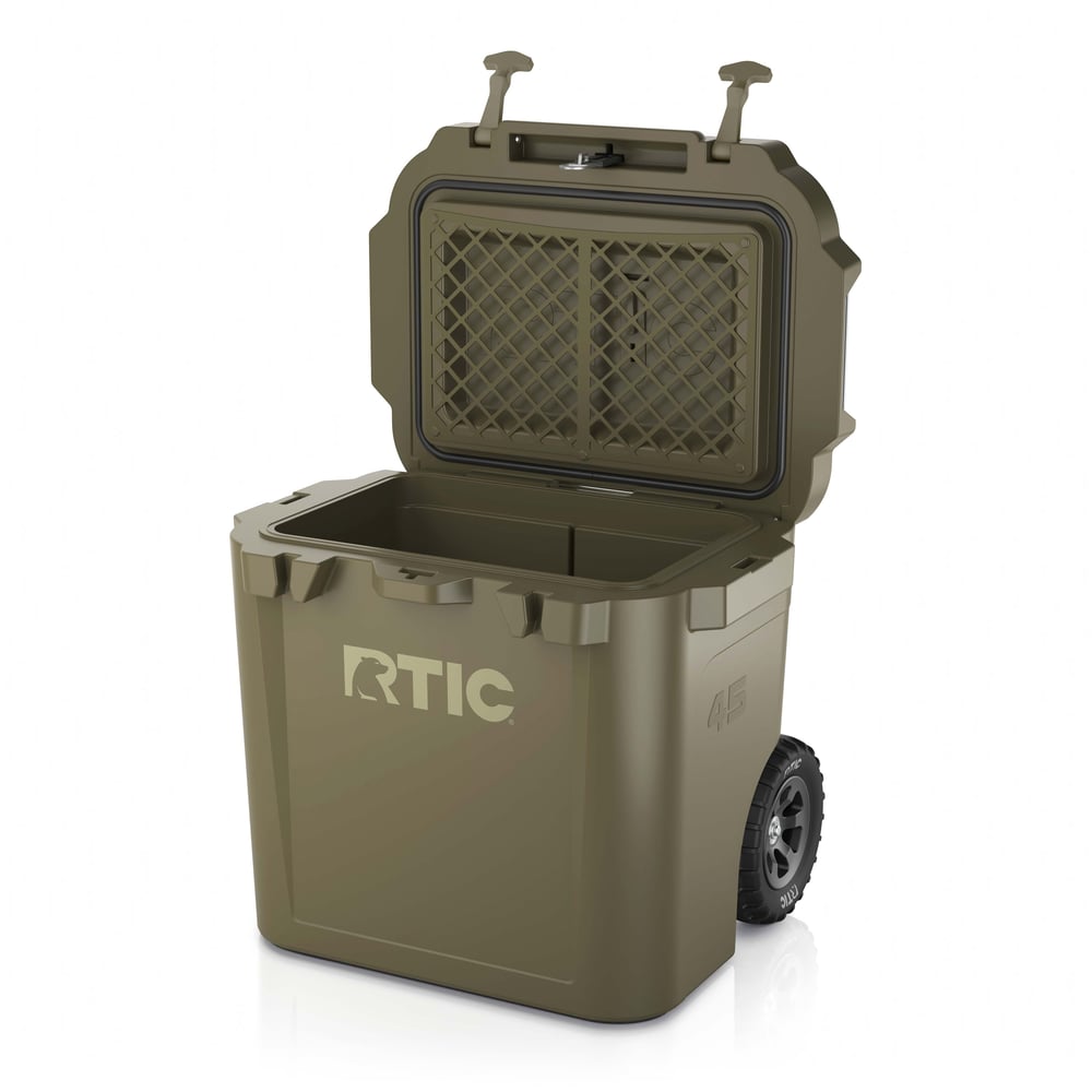 RTIC Ultra-Tough RTIC Ultra-Tough 45 QT Ultra-Tough Wheeled Cooler - Olive - Image 3
