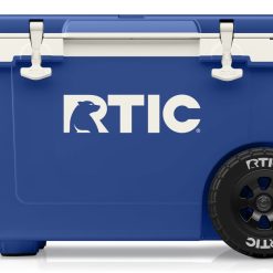 Alternative view of RTIC Ultra-Tough RTIC Ultra-Tough 52 QT Ultra-Light Wheeled Cooler - Cobalt & White