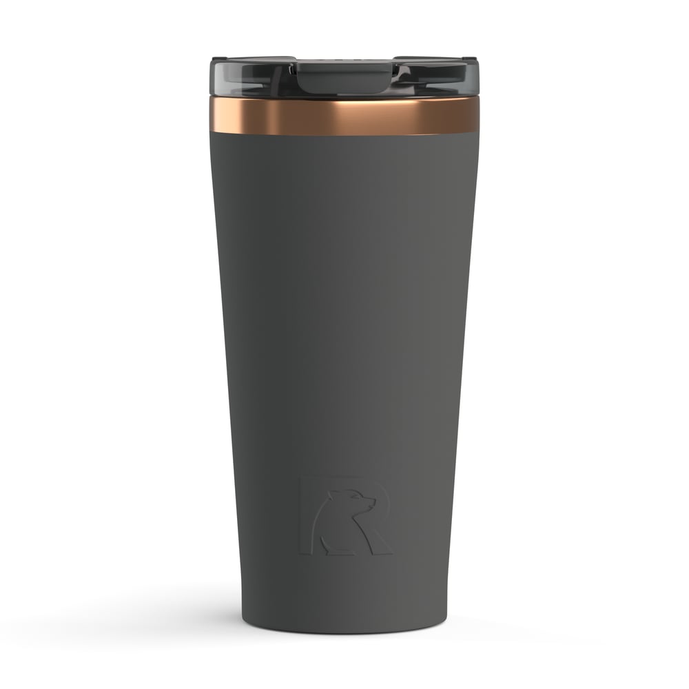 RTIC Ultra-Tough RTIC Ultra-Tough 18oz Happy Hour Pint Tumbler - Light Black - Image 6