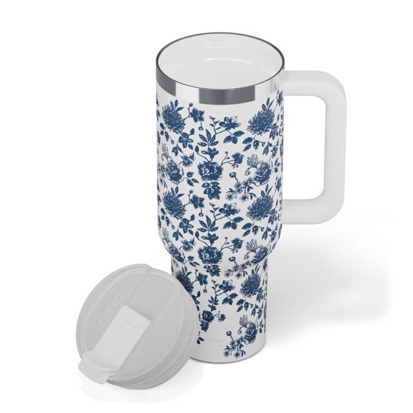 RTIC Ultra-Tough RTIC Ultra-Tough Road Trip Tumbler - Blue Bouquet - Image 3