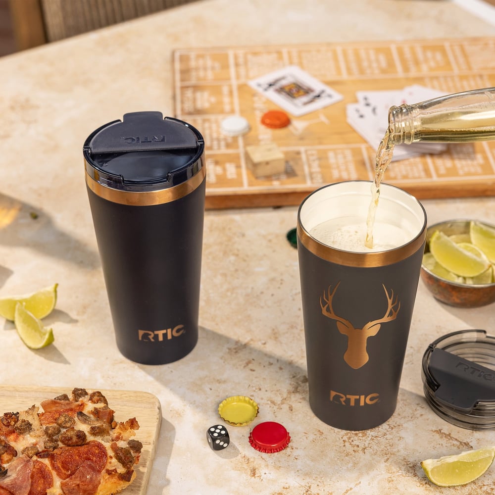 RTIC Ultra-Tough RTIC Ultra-Tough 18oz Happy Hour Pint Tumbler - Cool Grey - Image 10