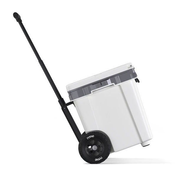 RTIC Ultra-Tough RTIC Ultra-Tough 42 QT Ultra-Light Wheeled Cooler - White & Grey - Image 7