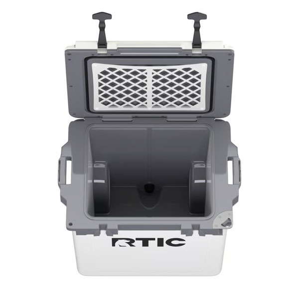 RTIC Ultra-Tough RTIC Ultra-Tough 42 QT Ultra-Light Wheeled Cooler - White & Grey - Image 6