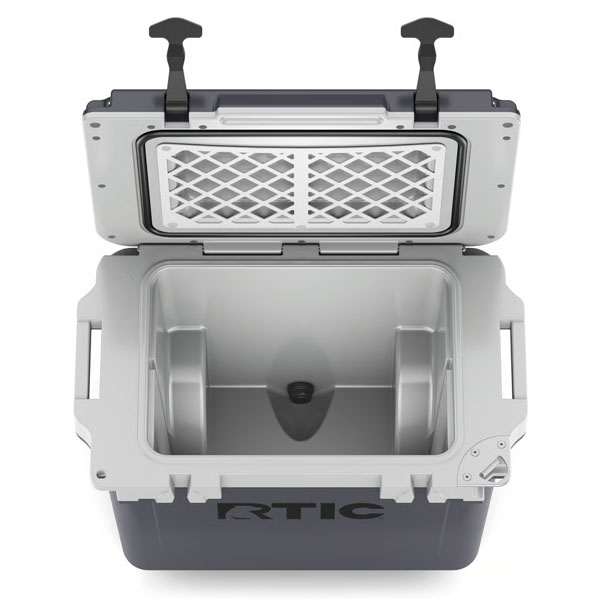 RTIC Ultra-Tough RTIC Ultra-Tough 22 QT Ultra-Light Wheeled Cooler - Dark Grey & Cool Grey - Image 4