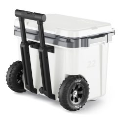 Alternative view of RTIC Ultra-Tough RTIC Ultra-Tough 22 QT Ultra-Light Wheeled Cooler - White & Grey