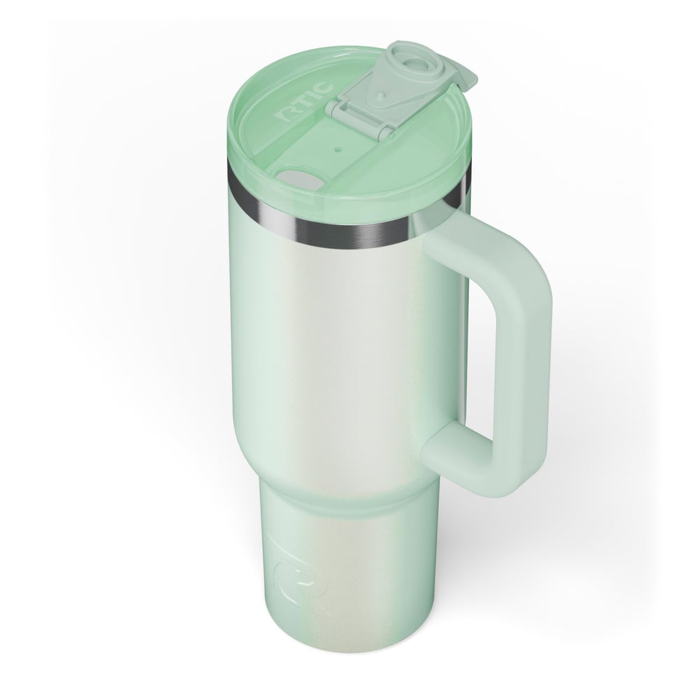 RTIC Ultra-Tough RTIC Ultra-Tough Road Trip Tumbler - Fresh Mint Glitter - Image 5