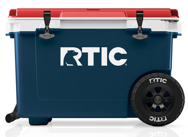 RTIC Ultra-Tough RTIC Ultra-Tough 52 QT Ultra-Light Wheeled Cooler - Patriot - Image 2