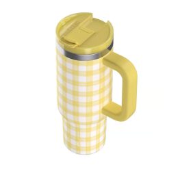 Alternative view of RTIC Ultra-Tough RTIC Ultra-Tough Road Trip Tumbler - Sunlight Gingham