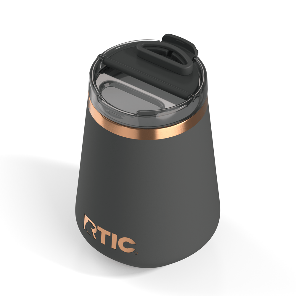 RTIC Ultra-Tough RTIC Ultra-Tough 12oz Happy Hour Wine Tumbler - Light Black - Image 9