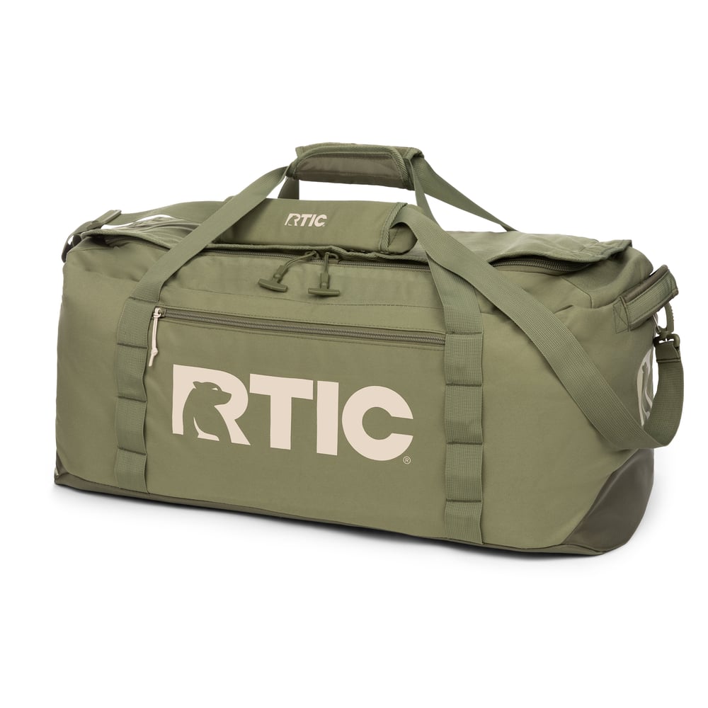 RTIC Ultra-Tough RTIC Ultra-Tough Road Trip Duffle Bag-Olive & Beach - Image 3