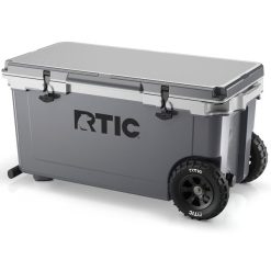 RTIC Ultra-Tough RTIC Ultra-Tough 72 QT Ultra-Light Wheeled Cooler - Dark Grey & Cool Grey