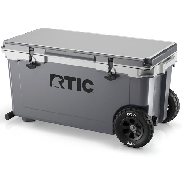 RTIC Ultra-Tough RTIC Ultra-Tough 72 QT Ultra-Light Wheeled Cooler - Dark Grey & Cool Grey