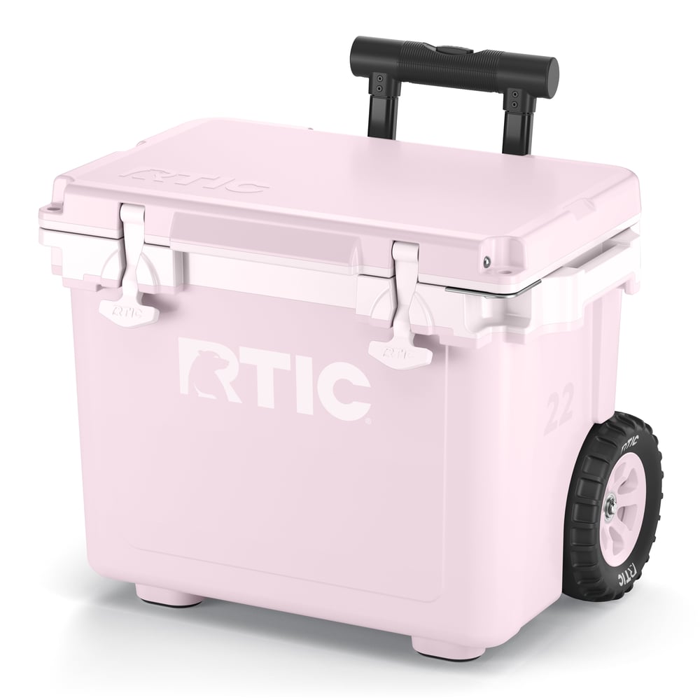 RTIC Ultra-Tough RTIC Ultra-Tough 22 QT Ultra-Light Wheeled Cooler - Pale Pink