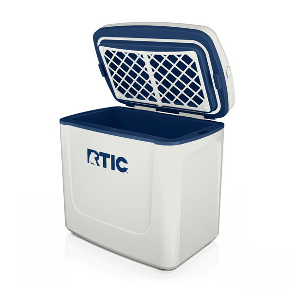 RTIC Ultra-Tough RTIC Ultra-Tough 8 QT Road Trip Personal Cooler - Cool Grey & Navy - Image 5