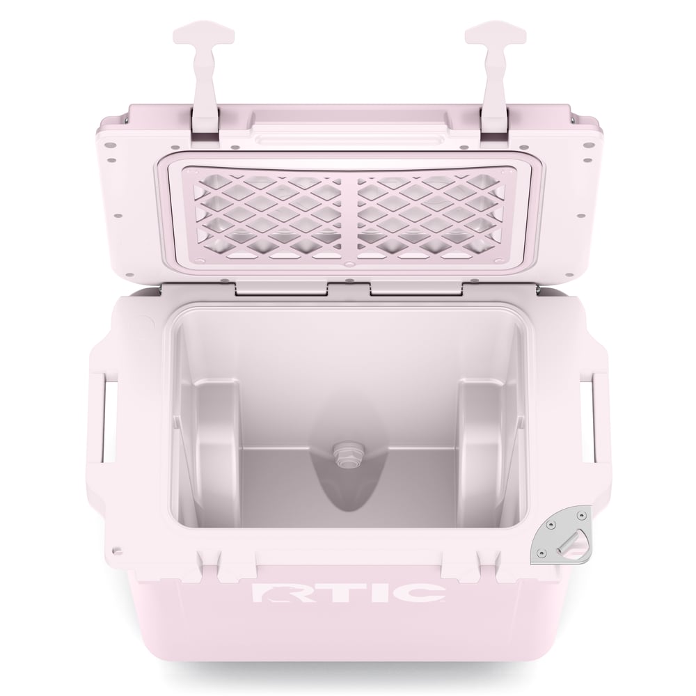 RTIC Ultra-Tough RTIC Ultra-Tough 22 QT Ultra-Light Wheeled Cooler - Pale Pink - Image 5