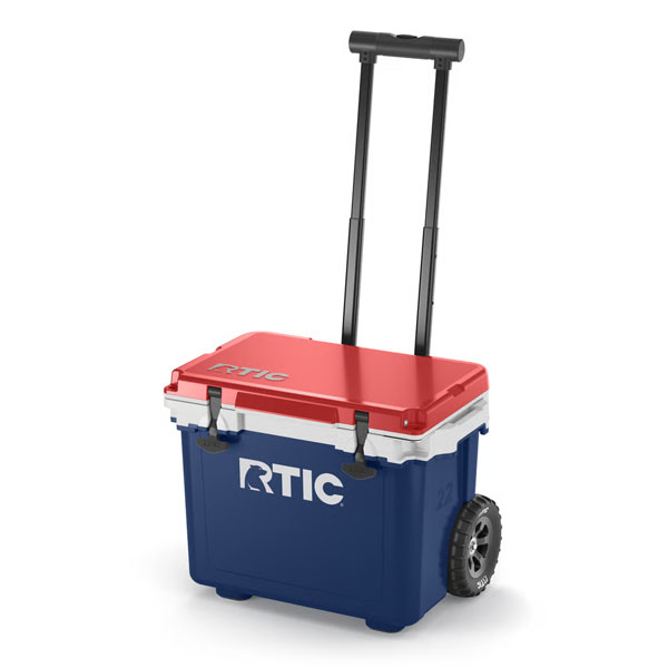 RTIC Ultra-Tough RTIC Ultra-Tough 22 QT Ultra-Light Wheeled Cooler - Patriot - Image 8