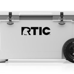 Alternative view of RTIC Ultra-Tough RTIC Ultra-Tough 72 QT Ultra-Light Wheeled Cooler - White & Grey