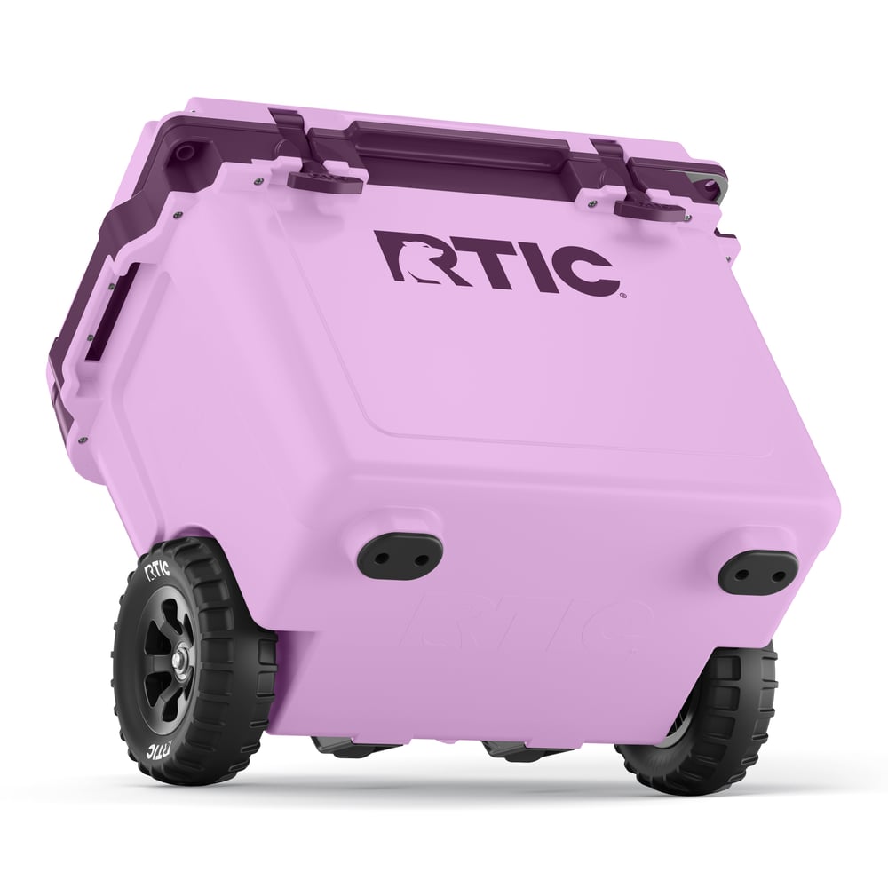 RTIC Ultra-Tough RTIC Ultra-Tough 22 QT Ultra-Light Wheeled Cooler - Lavender/Plum - Image 6