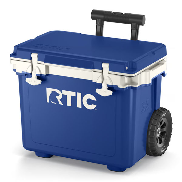 RTIC Ultra-Tough RTIC Ultra-Tough 22 QT Ultra-Light Wheeled Cooler - Cobalt & White