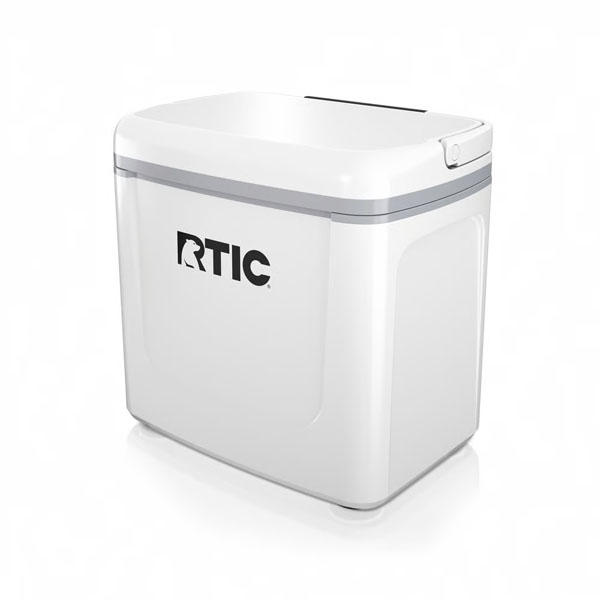RTIC Ultra-Tough RTIC Ultra-Tough 8 QT Road Trip Personal Cooler - White & Grey - Image 4