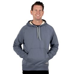 Alternative view of RTIC Ultra-Tough RTIC Ultra-Tough Water-Repellent Pullover Hoodie - Athletic Fit - Gray Stone