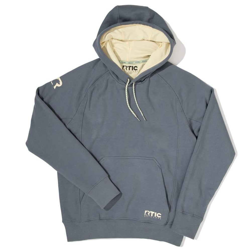RTIC Ultra-Tough RTIC Ultra-Tough Water-Repellent Pullover Hoodie - Athletic Fit - Gray Stone - Image 4