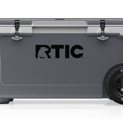 Alternative view of RTIC Ultra-Tough RTIC Ultra-Tough 72 QT Ultra-Light Wheeled Cooler - Dark Grey & Cool Grey