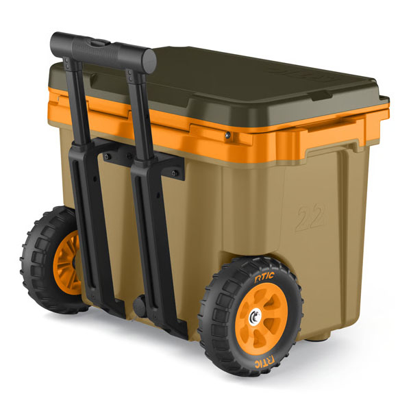 RTIC Ultra-Tough RTIC Ultra-Tough 22 QT Ultra-Light Wheeled Cooler - Trailblazer - Image 4