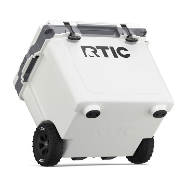 RTIC Ultra-Tough RTIC Ultra-Tough 42 QT Ultra-Light Wheeled Cooler - White & Grey - Image 8