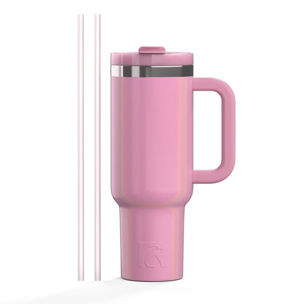 RTIC Ultra-Tough RTIC Ultra-Tough Road Trip Tumbler - Dusty Rose Glitter - Image 7