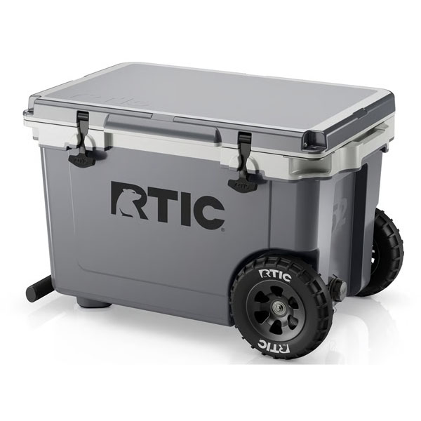 RTIC Ultra-Tough RTIC Ultra-Tough 52 QT Ultra-Light Wheeled Cooler - Dark Grey & Cool Grey