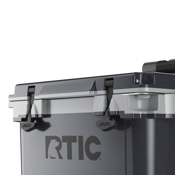 RTIC Ultra-Tough RTIC Ultra-Tough 22 QT Ultra-Light Wheeled Cooler - Dark Grey & Cool Grey - Image 10