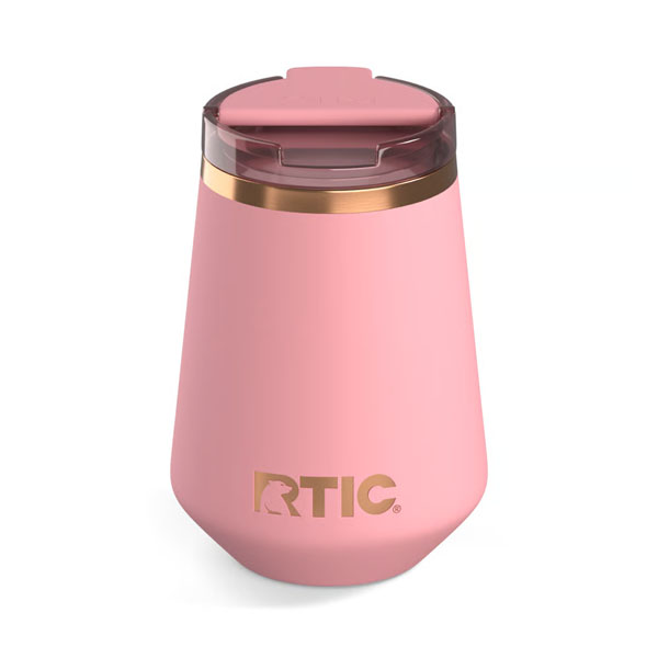 RTIC Ultra-Tough RTIC Ultra-Tough 12oz Happy Hour Wine Tumbler - Rosewater - Image 4