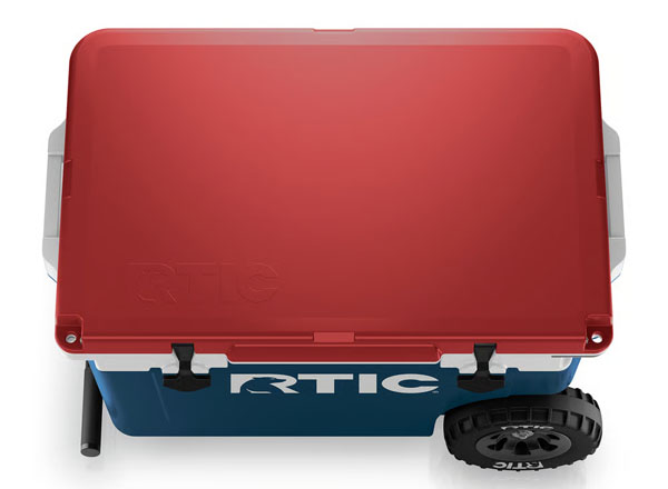 RTIC Ultra-Tough RTIC Ultra-Tough 52 QT Ultra-Light Wheeled Cooler - Patriot - Image 6