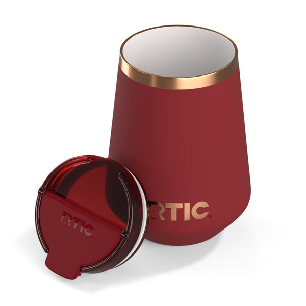 RTIC Ultra-Tough RTIC Ultra-Tough 12oz Happy Hour Wine Tumbler - Black Cherry - Image 4